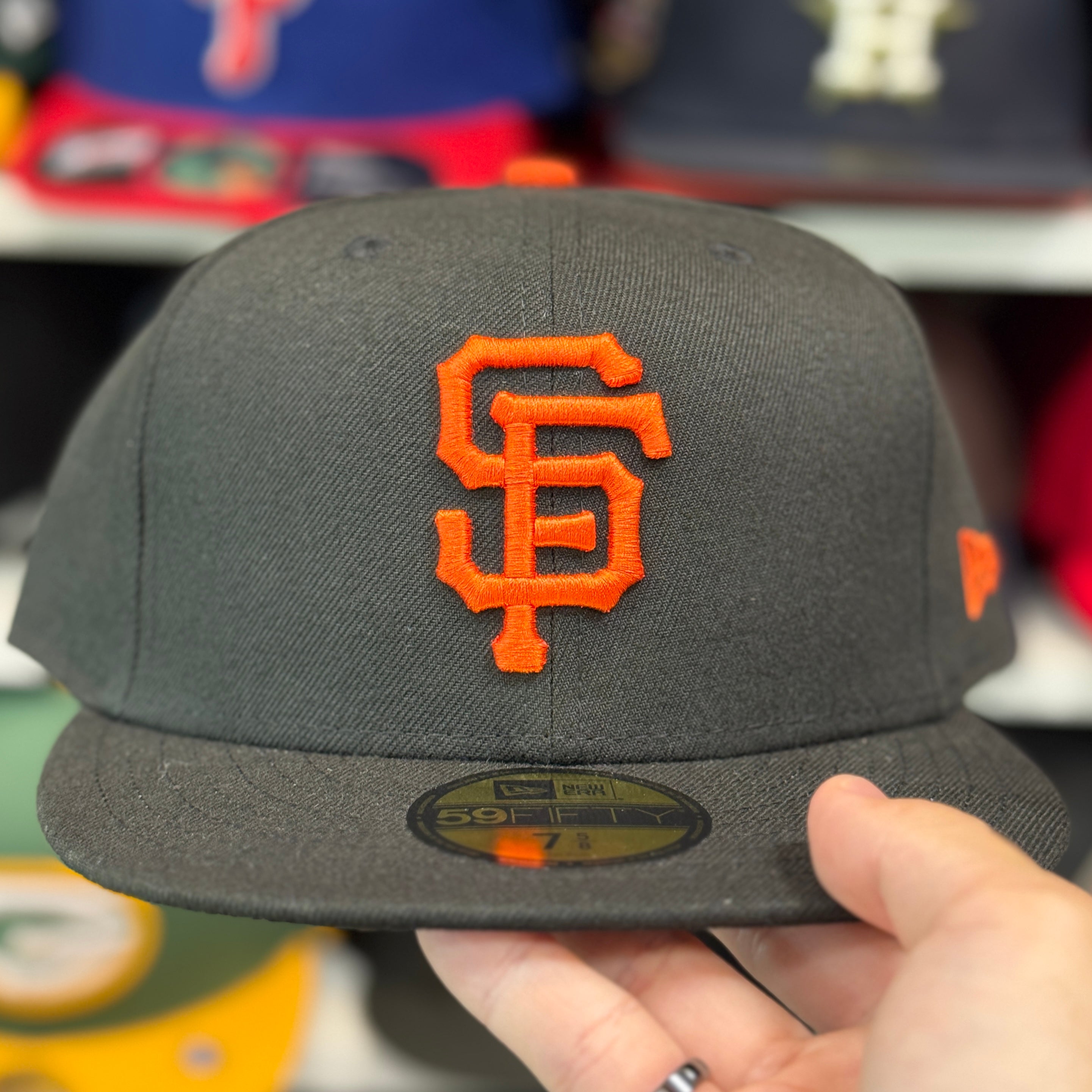 New Era San Francisco Giants Black 59FIFTY Fitted Hat - Product Image