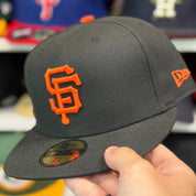 New Era San Francisco Giants Black 59FIFTY Fitted Hat - Product Image