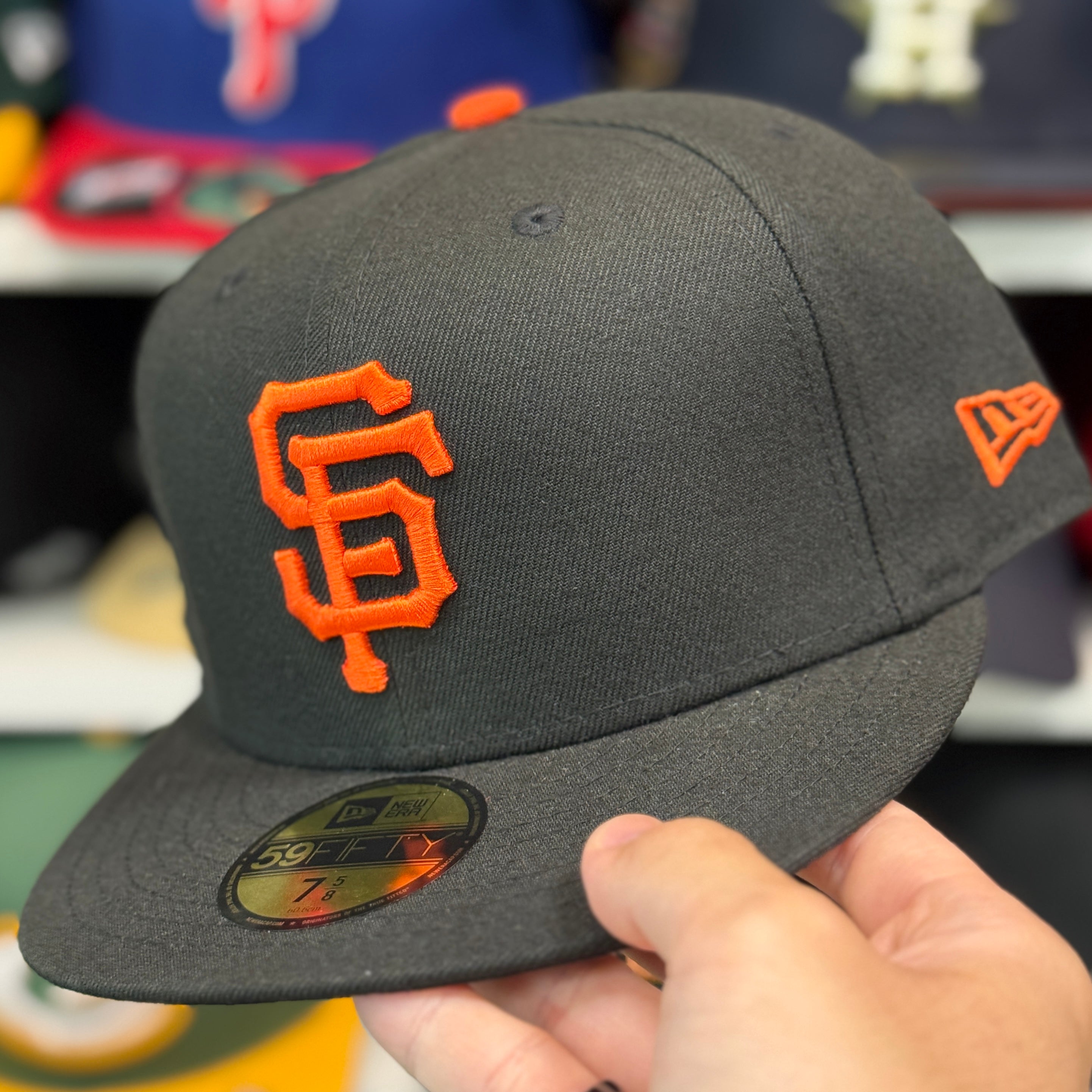 New Era San Francisco Giants Black 59FIFTY Fitted Hat - Product Image