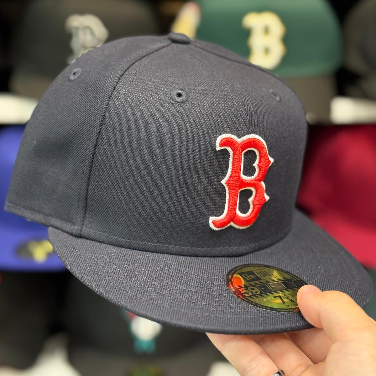 New Era Boston Red Sox Navy 59FIFTY Fitted Hat - Product Image