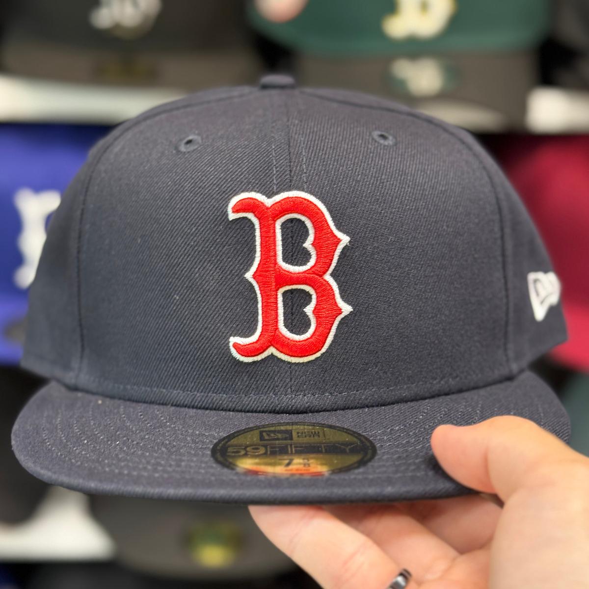 New Era Boston Red Sox Navy 59FIFTY Fitted Hat - Product Image