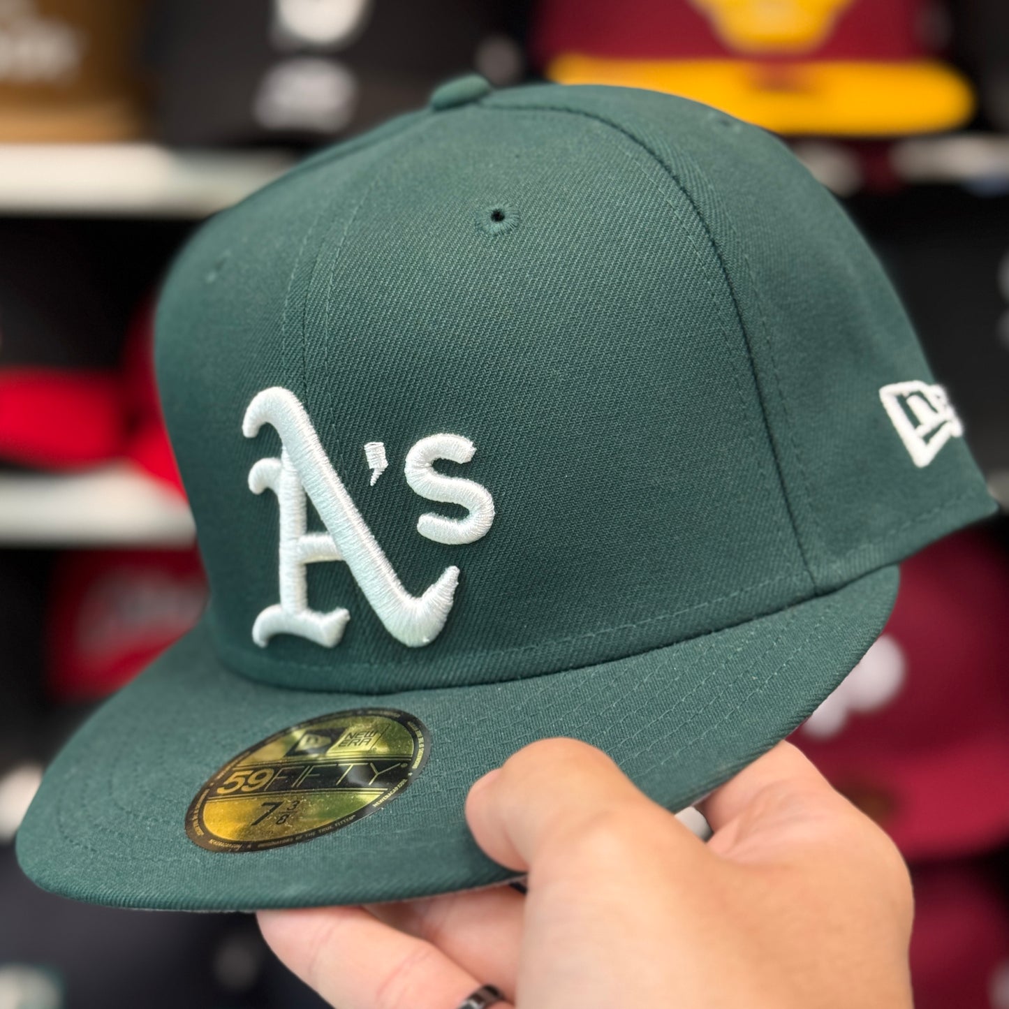 New Era Oakland Athletics 59FIFTY Fitted Hat | Size 7 5/8