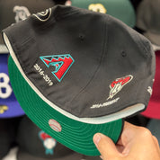 New Era Arizona Diamondbacks 'Historical Logo Series' Black 59FIFTY Fitted Hat - Product Image