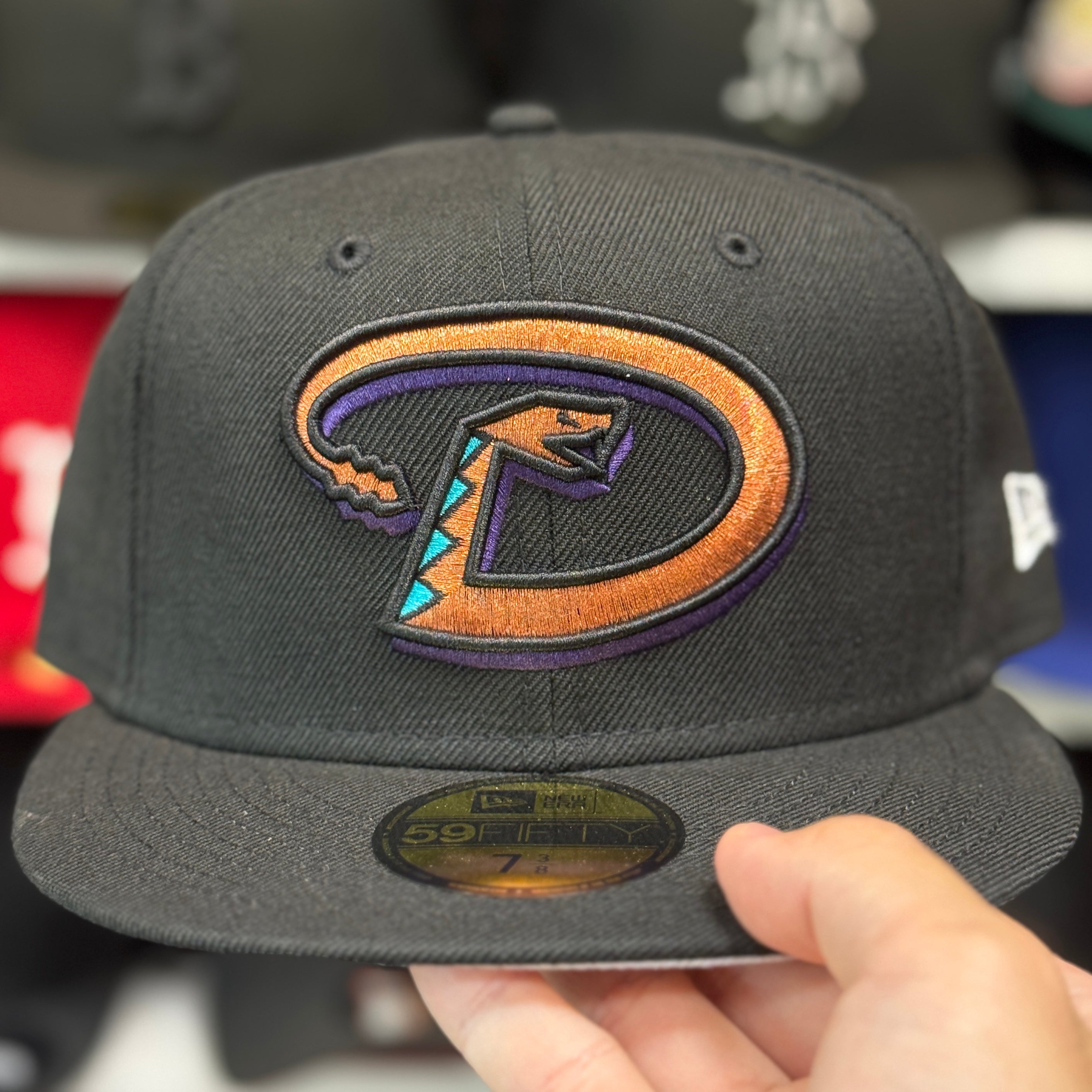 New Era Arizona Diamondbacks 'Serpientes Logo' Black 59FIFTY Fitted Hat - Product Image
