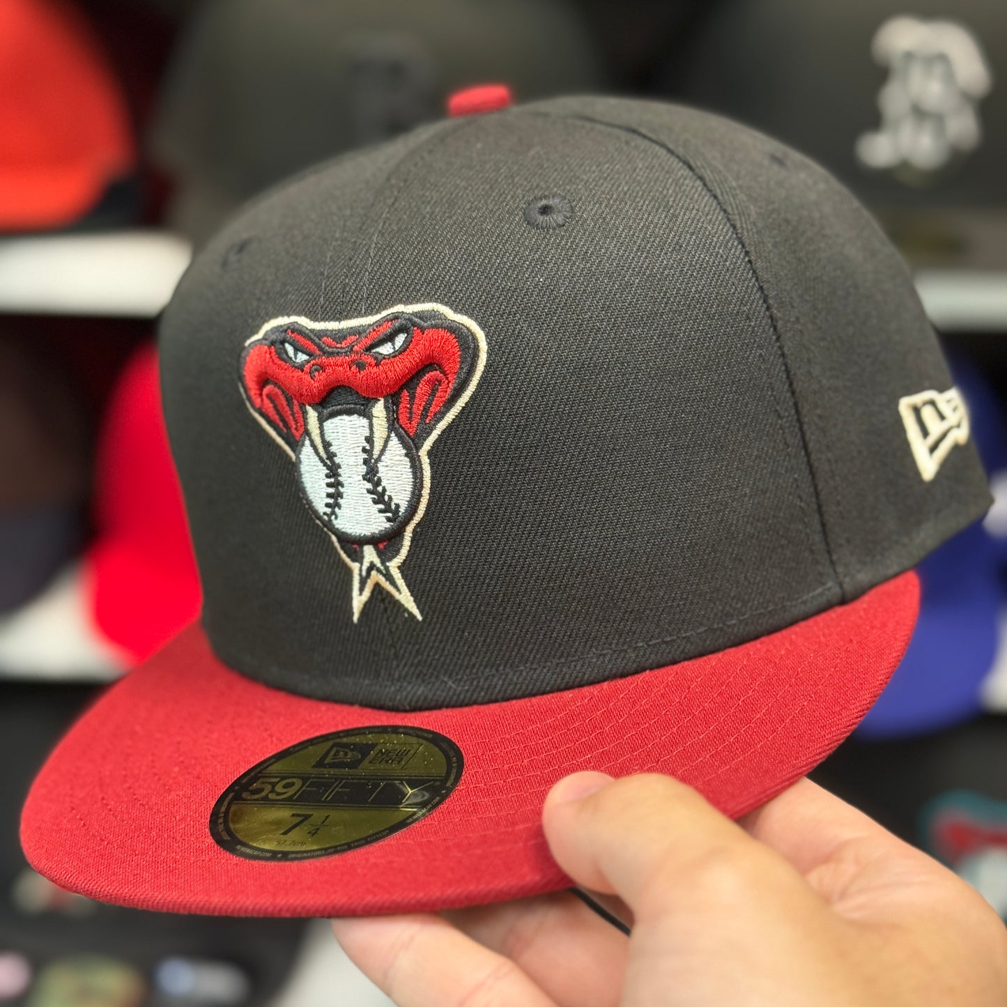 New Era Arizona Diamondbacks 59FIFTY Fitted Hat | Black/Red