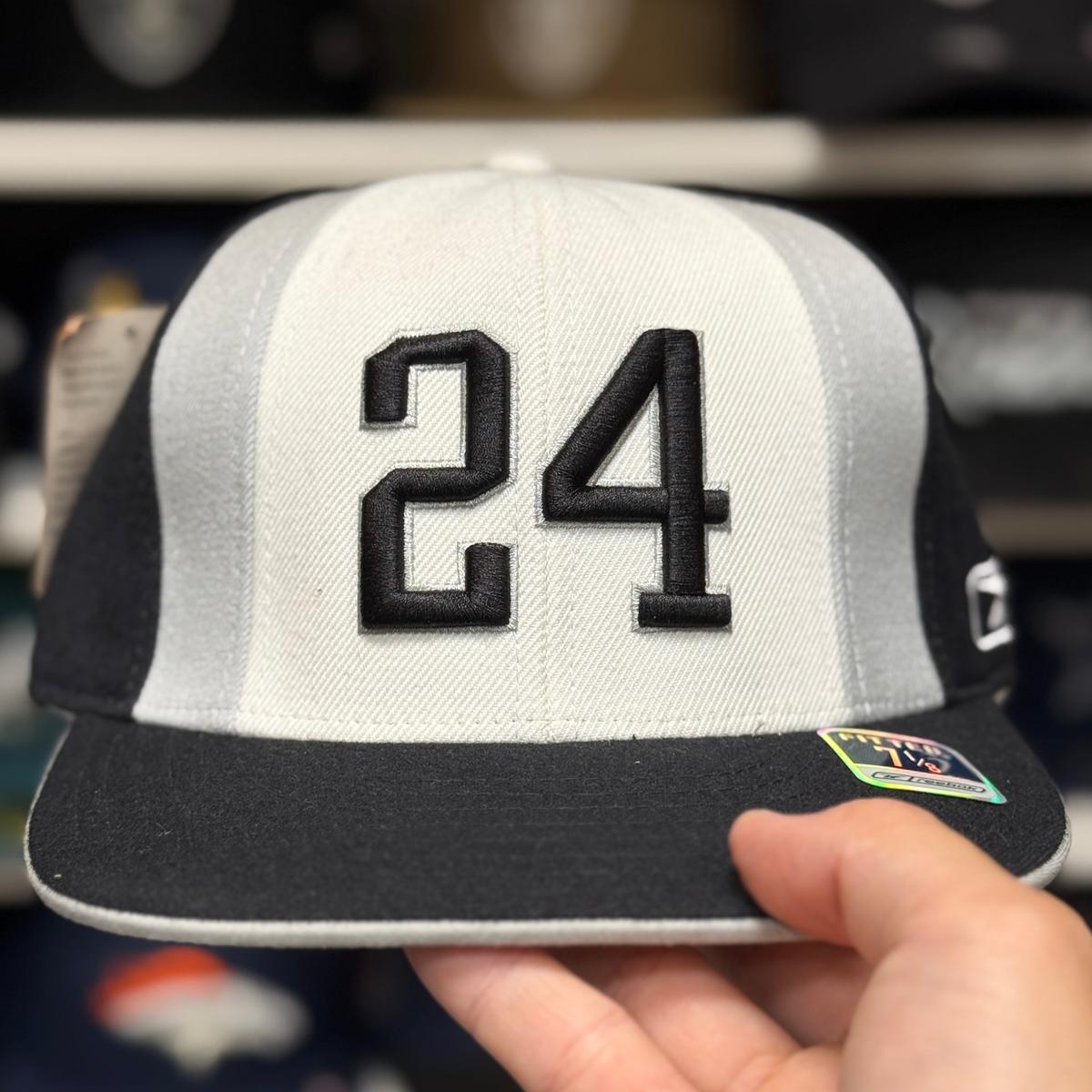 Oakland Raiders 'Charles Woodson' Multicolor Reebok Fitted Hat - Product Image