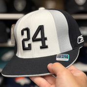 Oakland Raiders 'Charles Woodson' Multicolor Reebok Fitted Hat - Product Image