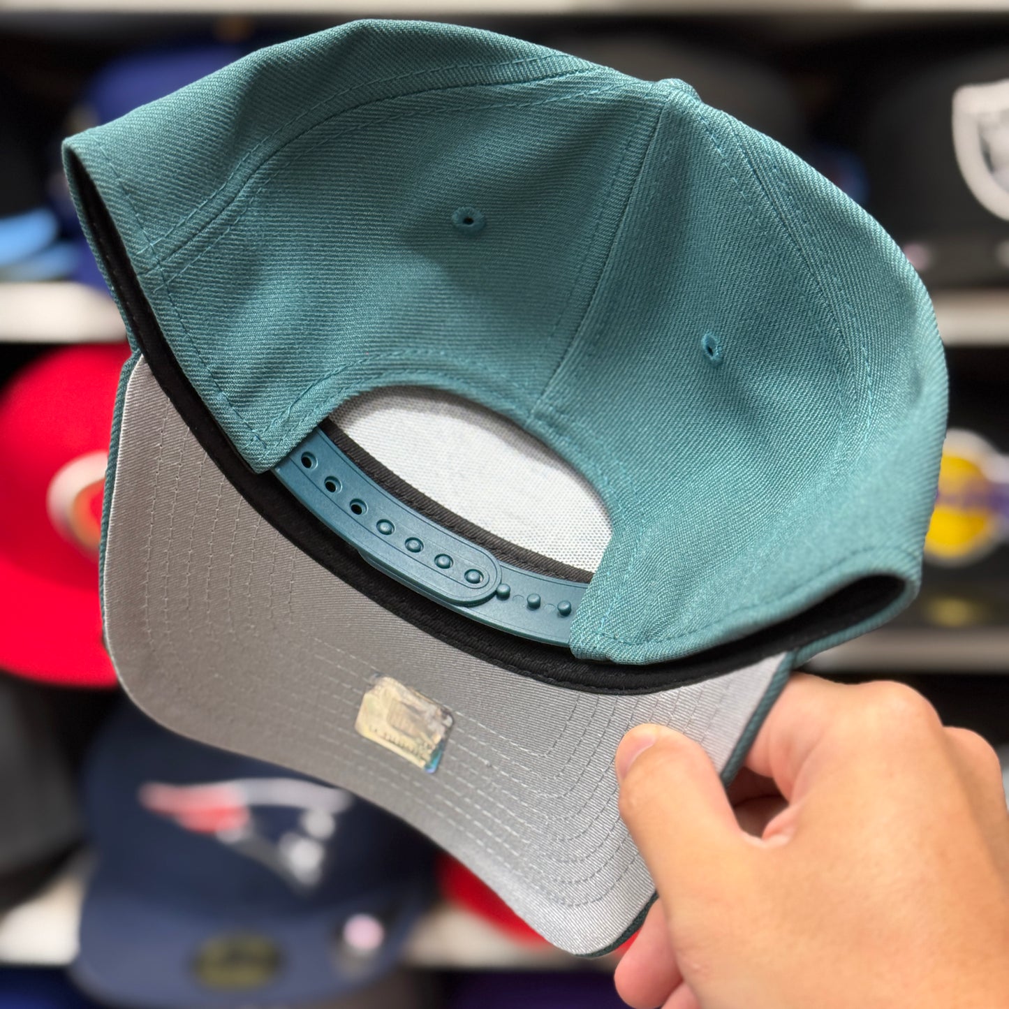 New Era Philadelphia Eagles A-Frame Green/White 9FORTY Snapback