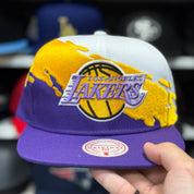 Los Angeles Lakers Multicolor Vintage Mitchell & Ness Snapback - Product Image