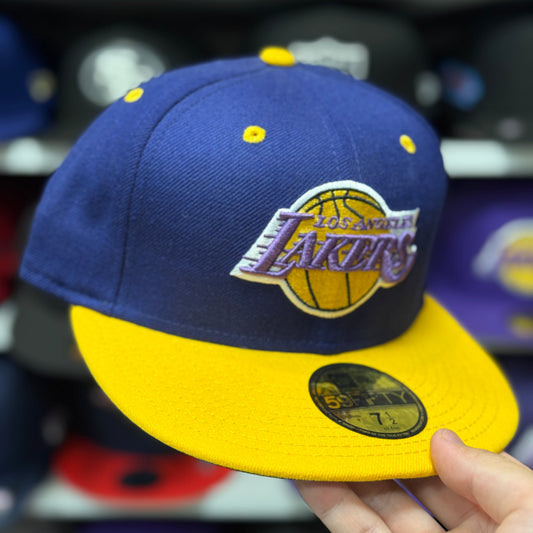 New Era Los Angeles Lakers Two-Tone 59FIFTY Fitted Hat | Size 7 1/2