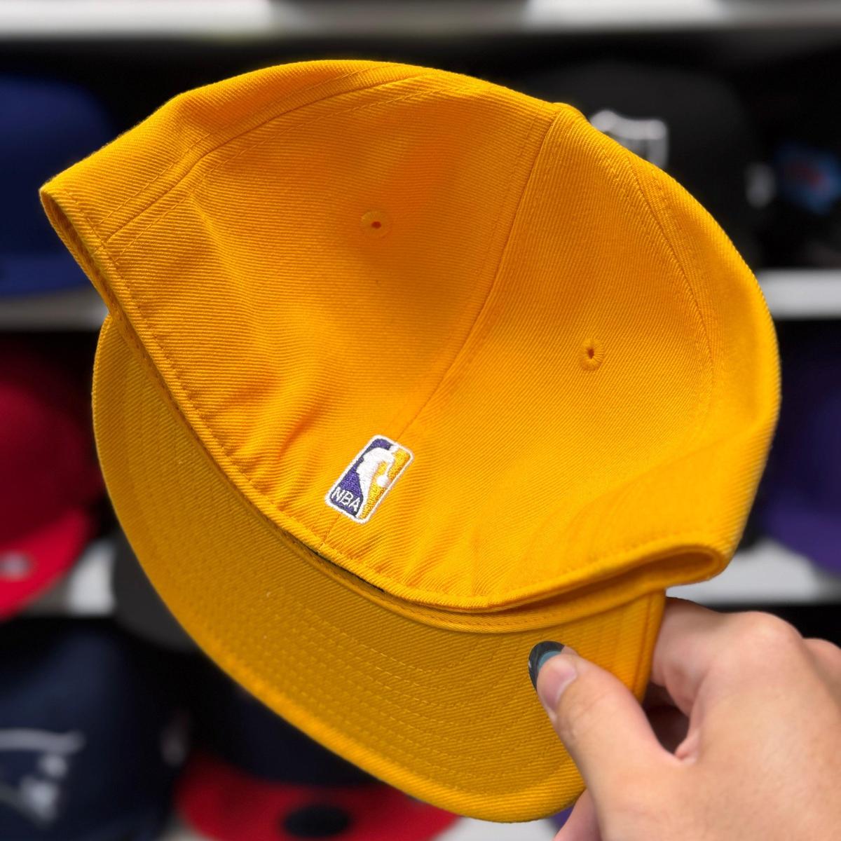Los Angeles Lakers Adidas Fitted Hat | Yellow - Product Image