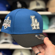 New Era Los Angeles Dodgers 'World Series Champions' A-Frame Blue/Black 9FORTY Snapback - Product Image