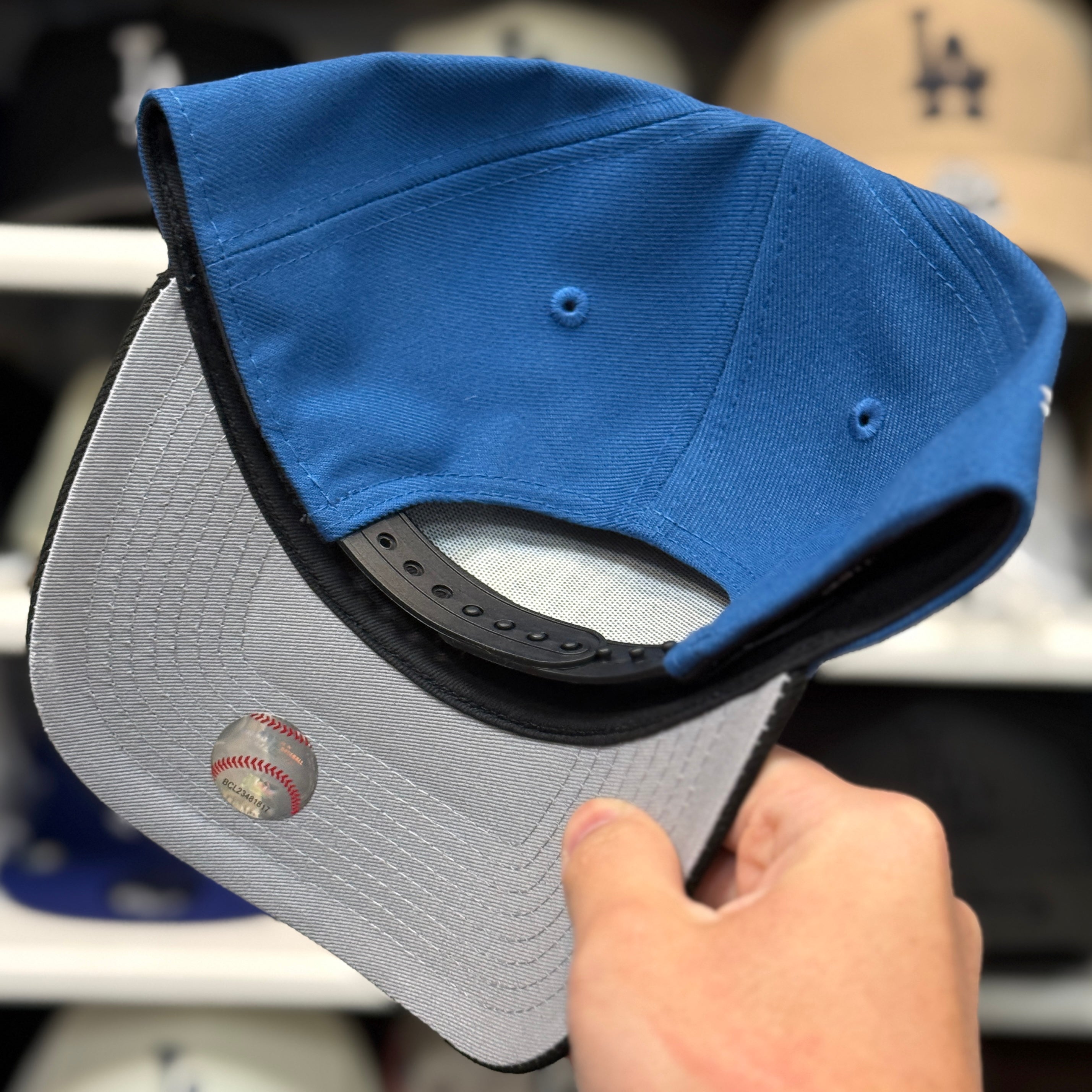 New Era Los Angeles Dodgers 'World Series Champions' A-Frame Blue/Black 9FORTY Snapback - Product Image