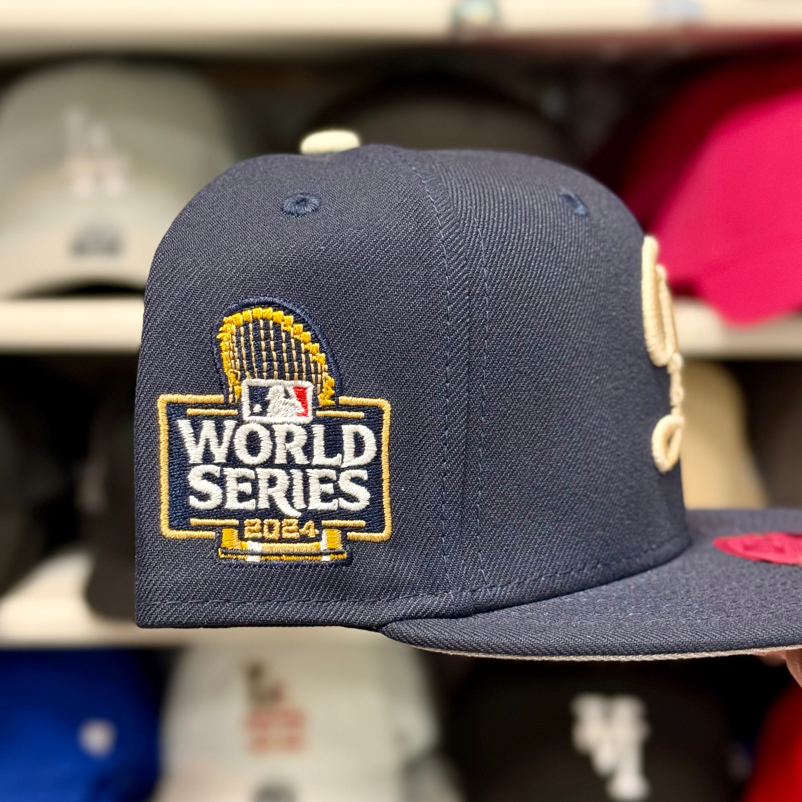 New Era Los Angeles Dodgers '2024 World Series' Navy 9FIFTY Snapback - Product Image