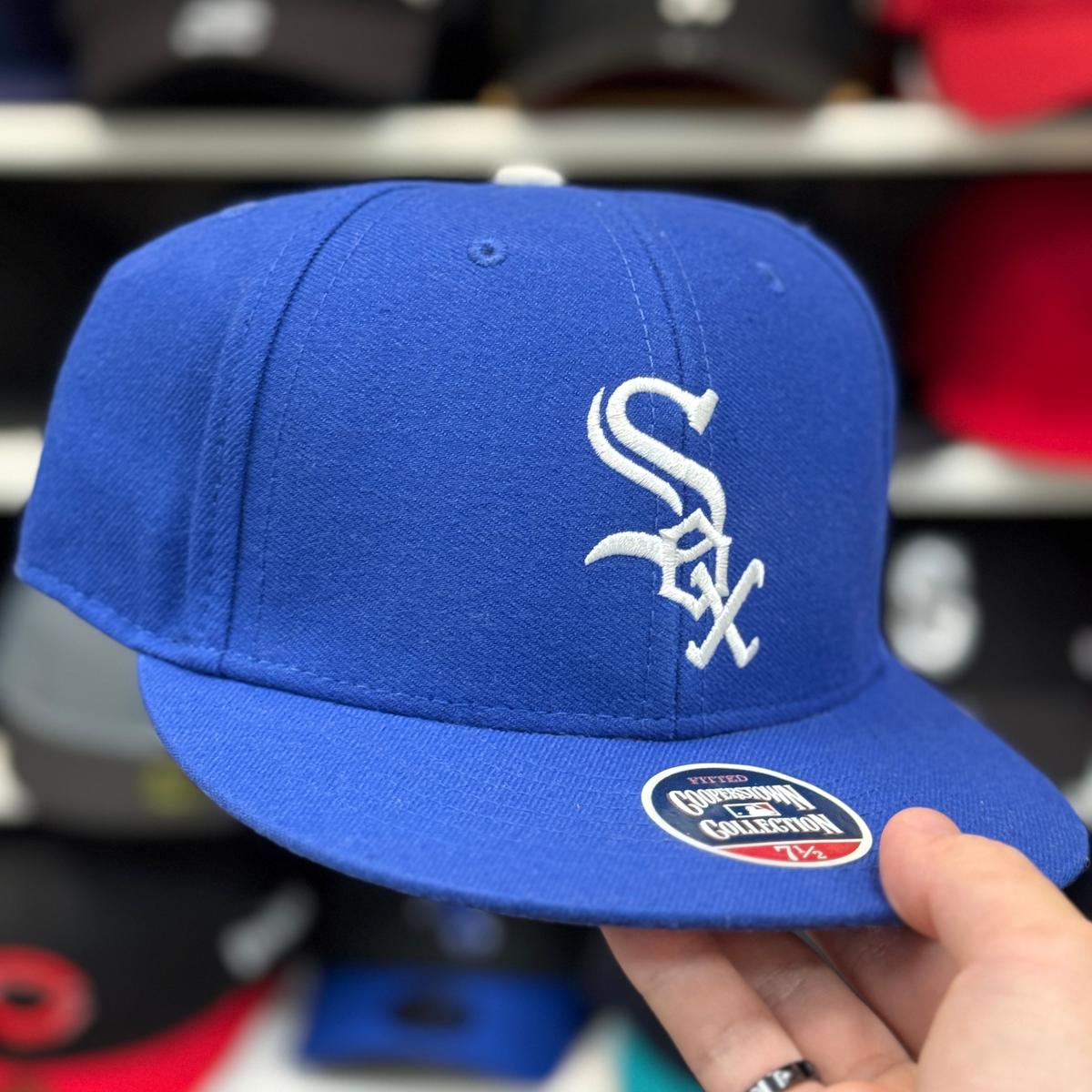 Chicago White Sox Royal Blue Cooperstown Collection Fitted Hat - Product Image