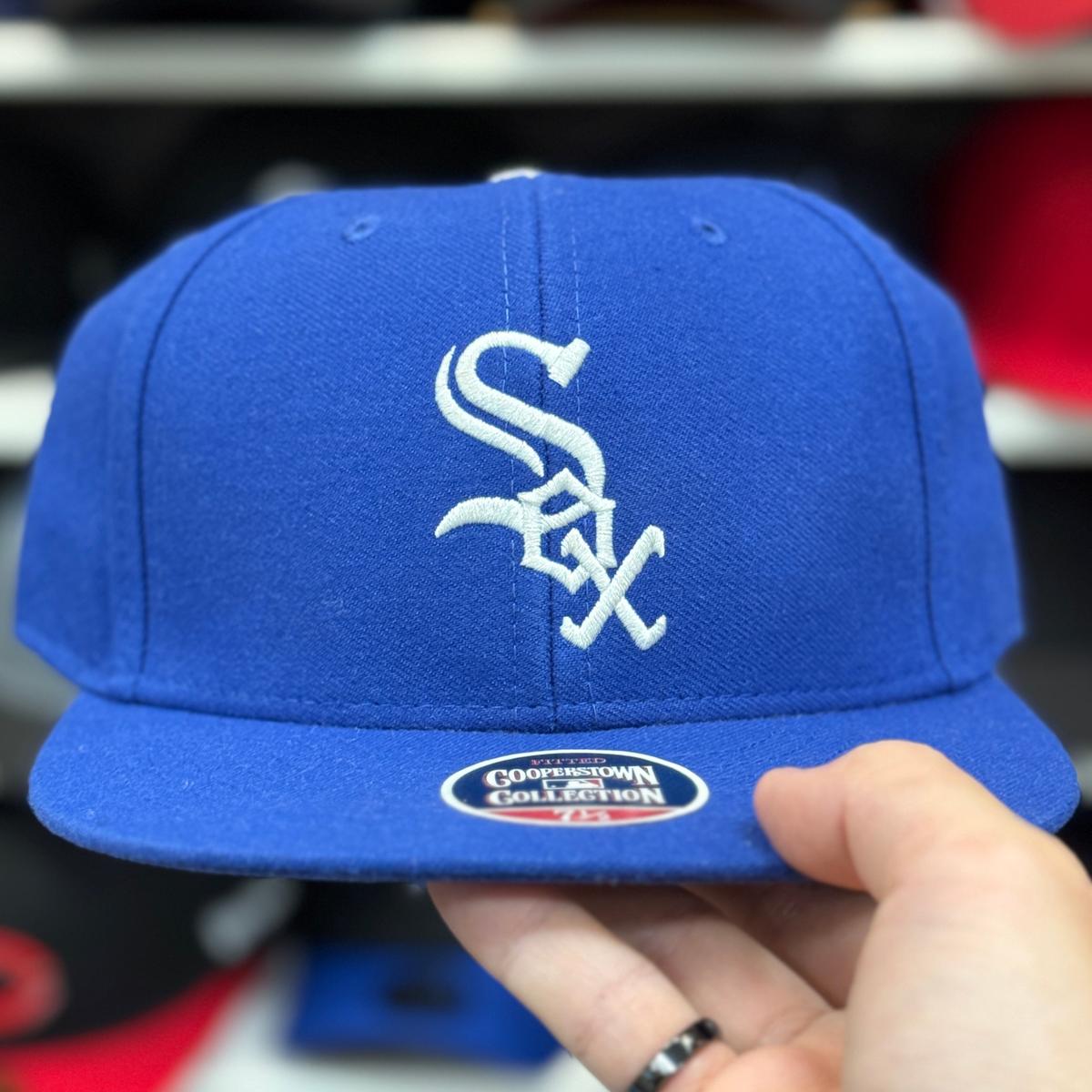 Chicago White Sox Royal Blue Cooperstown Collection Fitted Hat - Product Image
