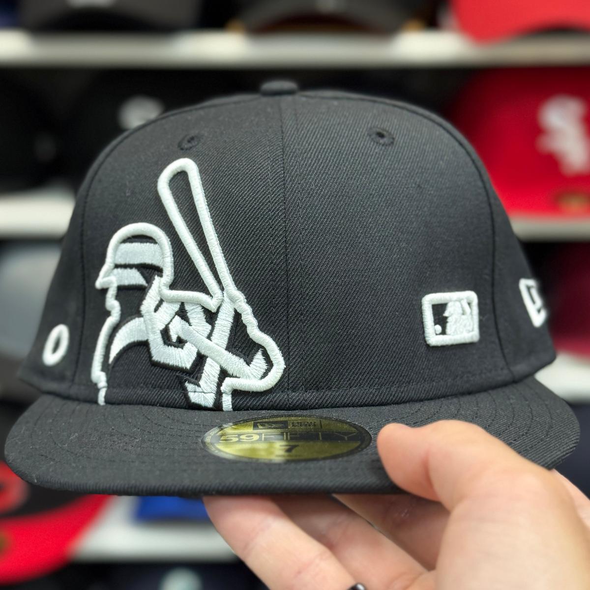 New Era Chicago White Sox 'Batterman' Black 59FIFTY Fitted Hat - Product Image