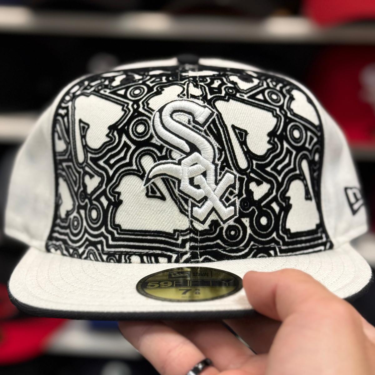 New Era Chicago White Sox 'MLB Echo' White 59FIFTY Fitted Hat - Product Image