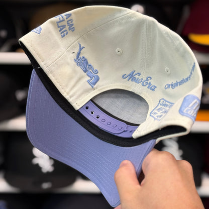 New Era Mexico WBC 'NE Anniversary' A-Frame 9FIFTY Snapback Creme/Lavender