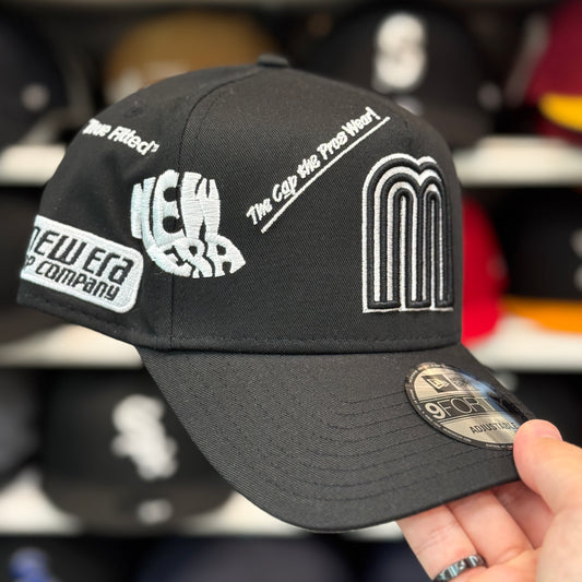 New Era Mexico WBC 'NE Anniversary' A-Frame 9FIFTY Snapback Black/White