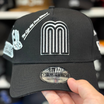 New Era Mexico WBC 'NE Anniversary' A-Frame 9FIFTY Snapback Black/White