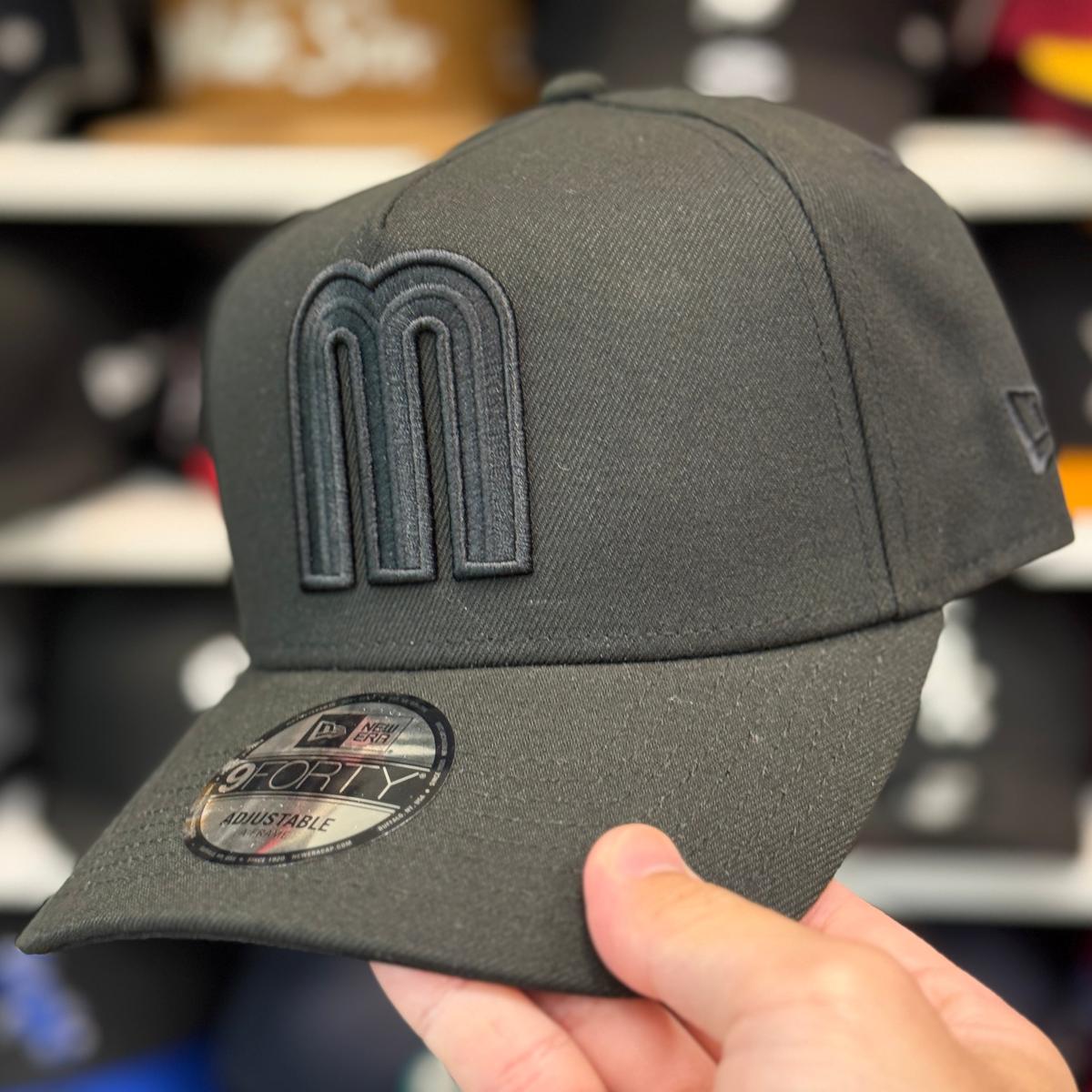 New Era Mexico World Baseball Classics A-Frame All Black 9FORTY Snapback - Product Image