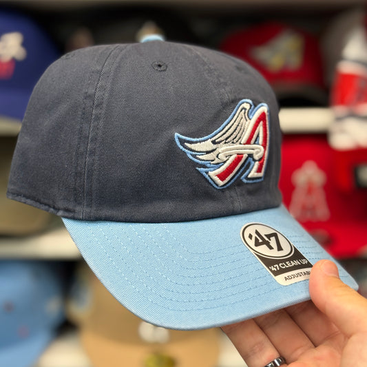Los Angeles Angels 'Retro Logo' Dad Cap '47 Clean Up Navy/Blue