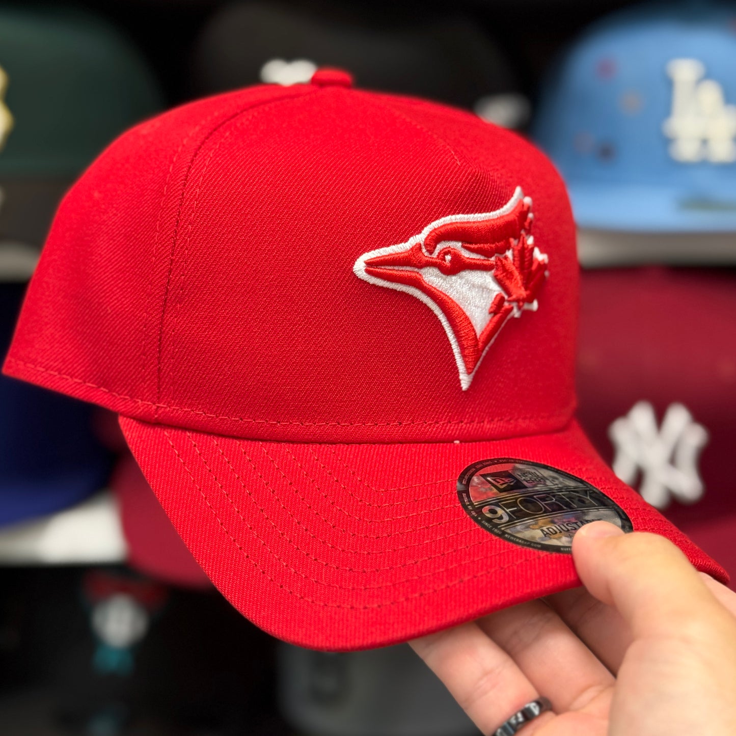New Era Toronto Blue Jays A-Frame 9FORTY Snapback Red