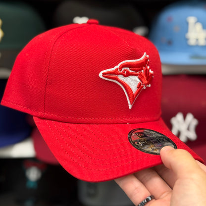 New Era Toronto Blue Jays A-Frame 9FORTY Snapback Red