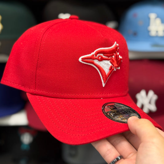 New Era Toronto Blue Jays A-Frame 9FORTY Snapback Red