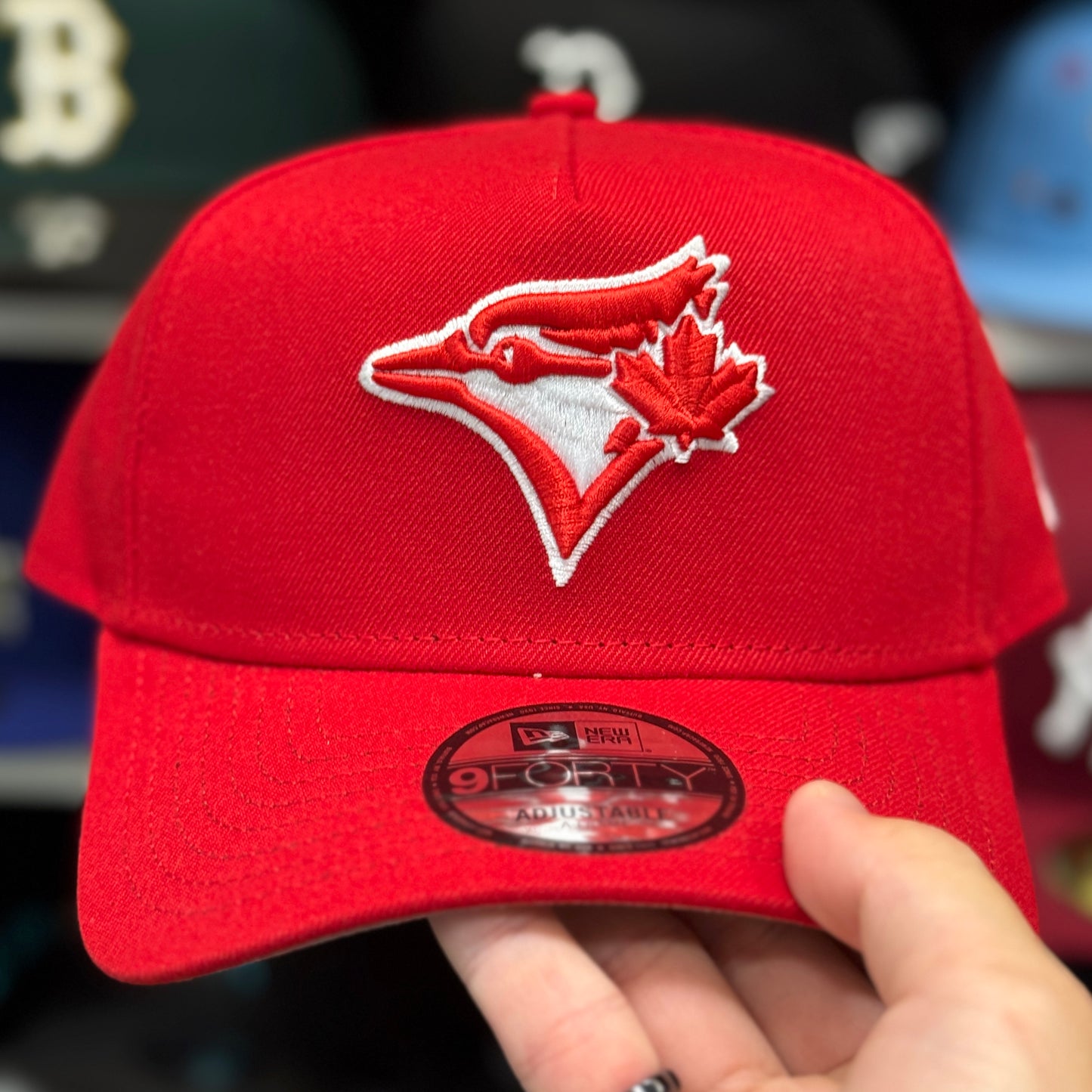 New Era Toronto Blue Jays A-Frame 9FORTY Snapback Red