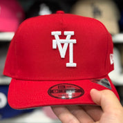 New Era Los Angeles Dodgers 'Upside Down Logo 'A-Frame Red/White 9FIFTY Snapback - Product Image