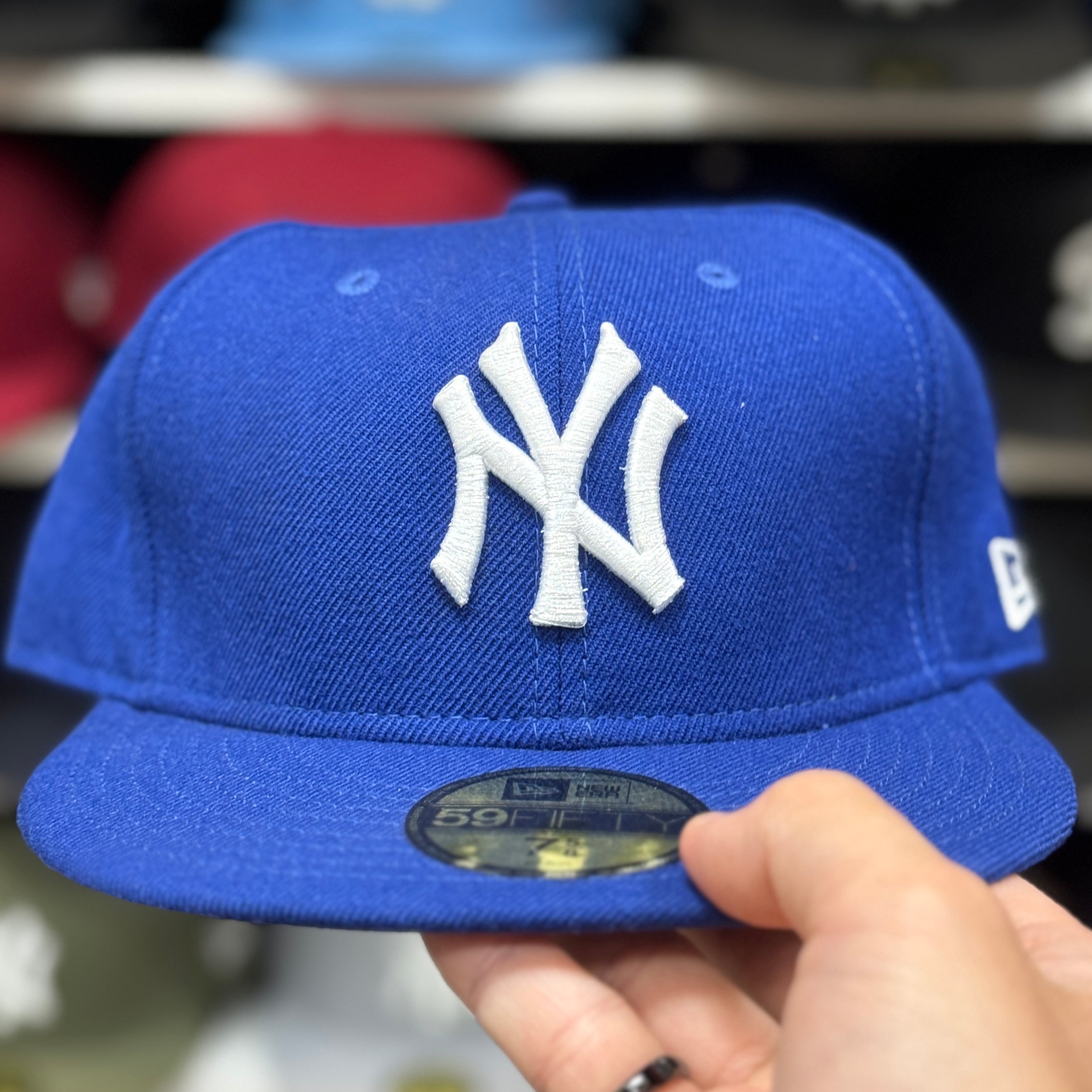 New Era New York Yankees Royal Blue 59FIFTY Fitted Hat - Product Image
