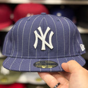 New Era New York Yankees 'Pin Stripe' Navy 59FIFTY Fitted Hat - Product Image
