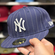 New Era New York Yankees 'Pin Stripe' Navy 59FIFTY Fitted Hat - Product Image