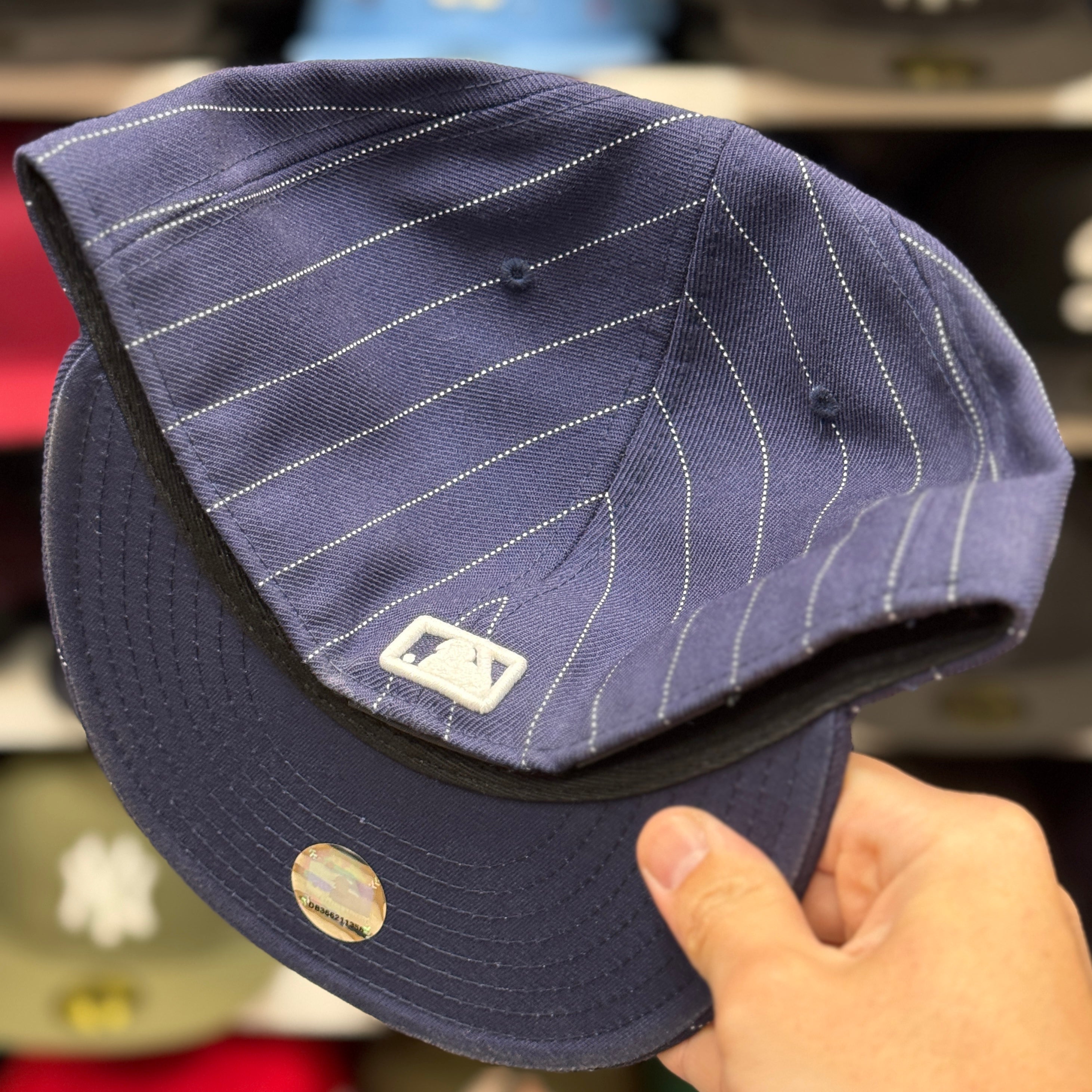New Era New York Yankees 'Pin Stripe' Navy 59FIFTY Fitted Hat - Product Image