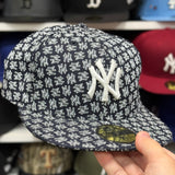 New Era New York Yankees 'Monogram' Navy 59FIFTY Fitted Hat