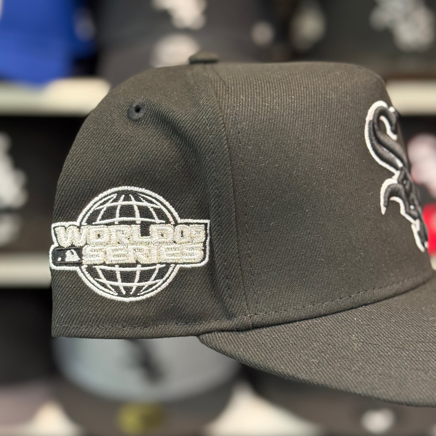 New Era Chicago White Sox '05 World Series' A-Frame 9FIFTY Snapback Black
