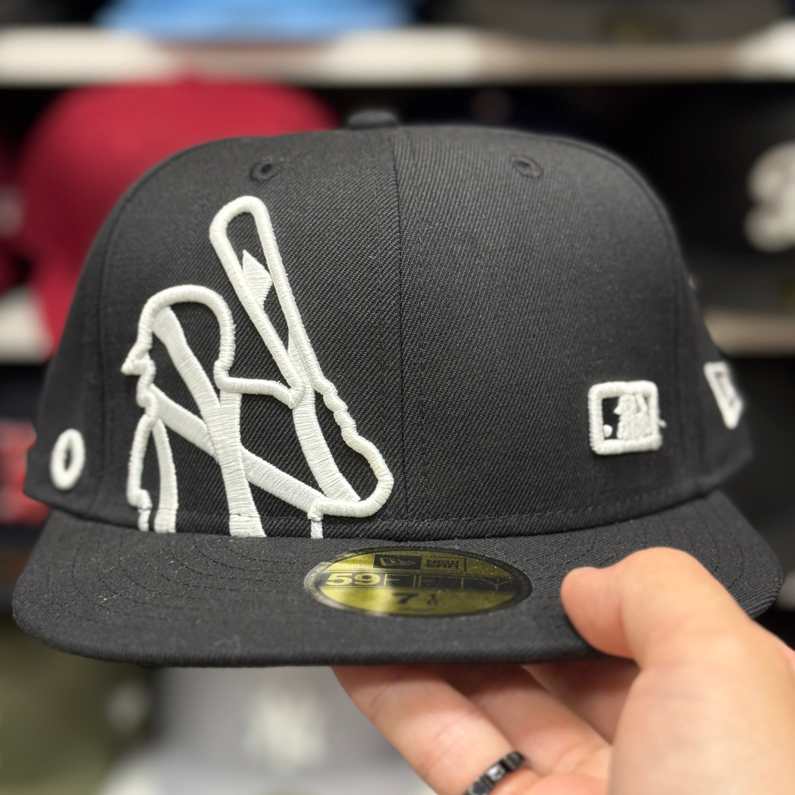 New Era New York Yankees 'Batterman' Black 59FIFTY Fitted Hat - Product Image