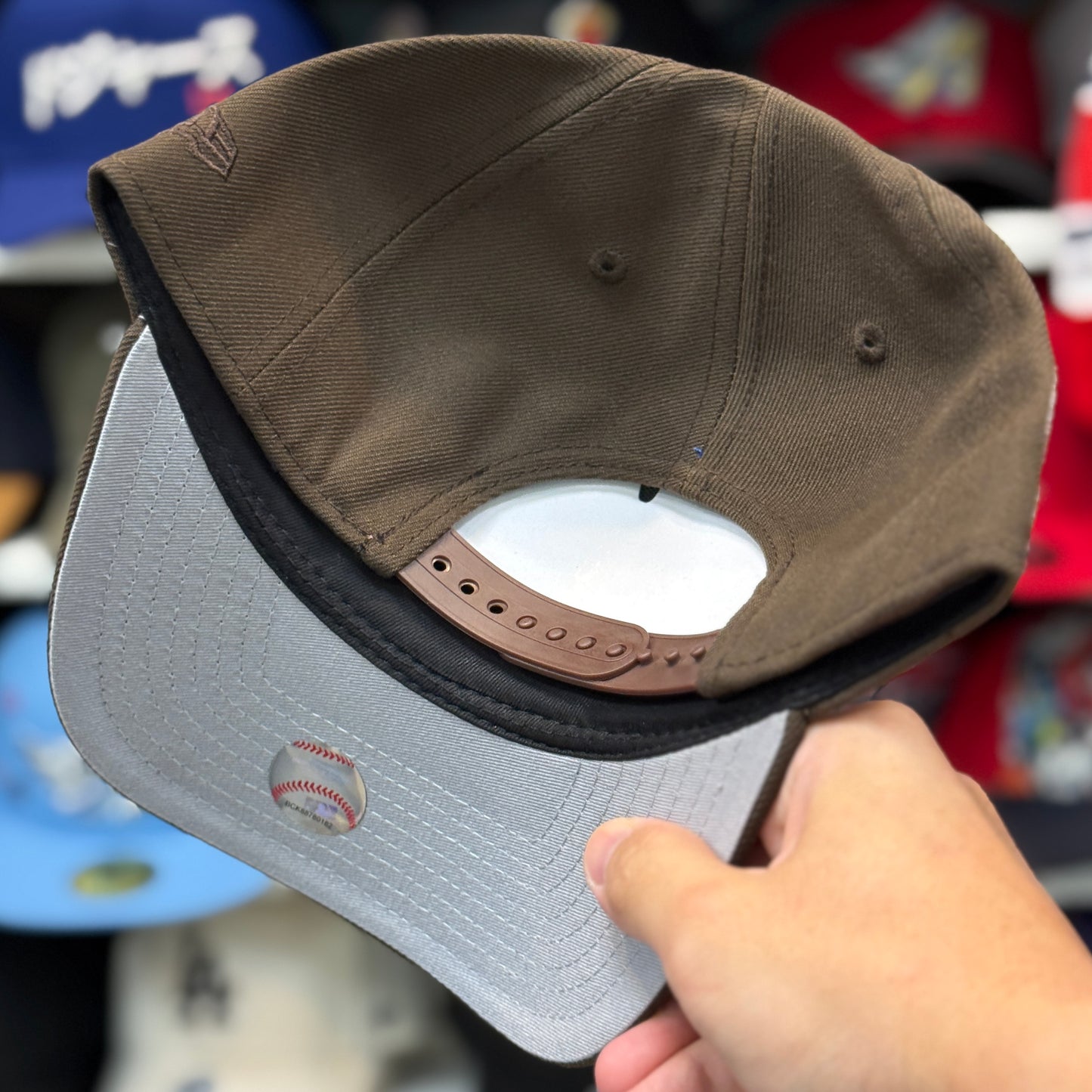 New Era Los Angeles Angels '50th Anniversary' A-Frame 9FORTY Snapback Brown