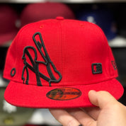 New Era New York Yankees 'Batterman' Red 59FIFTY Fitted Hat - Product Image