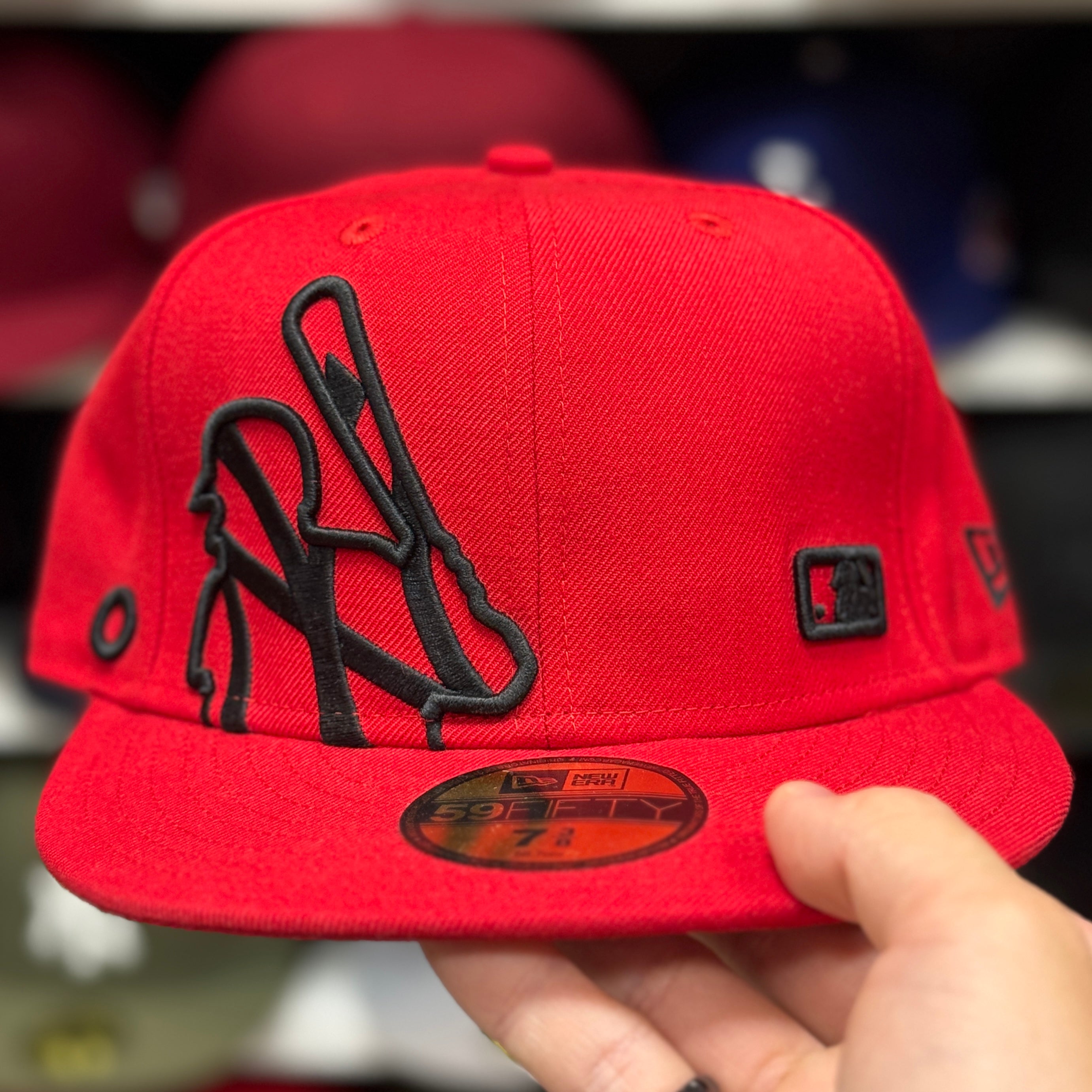 New Era New York Yankees 'Batterman' Red 59FIFTY Fitted Hat - Product Image