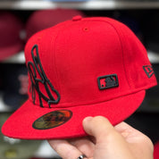 New Era New York Yankees 'Batterman' Red 59FIFTY Fitted Hat - Product Image