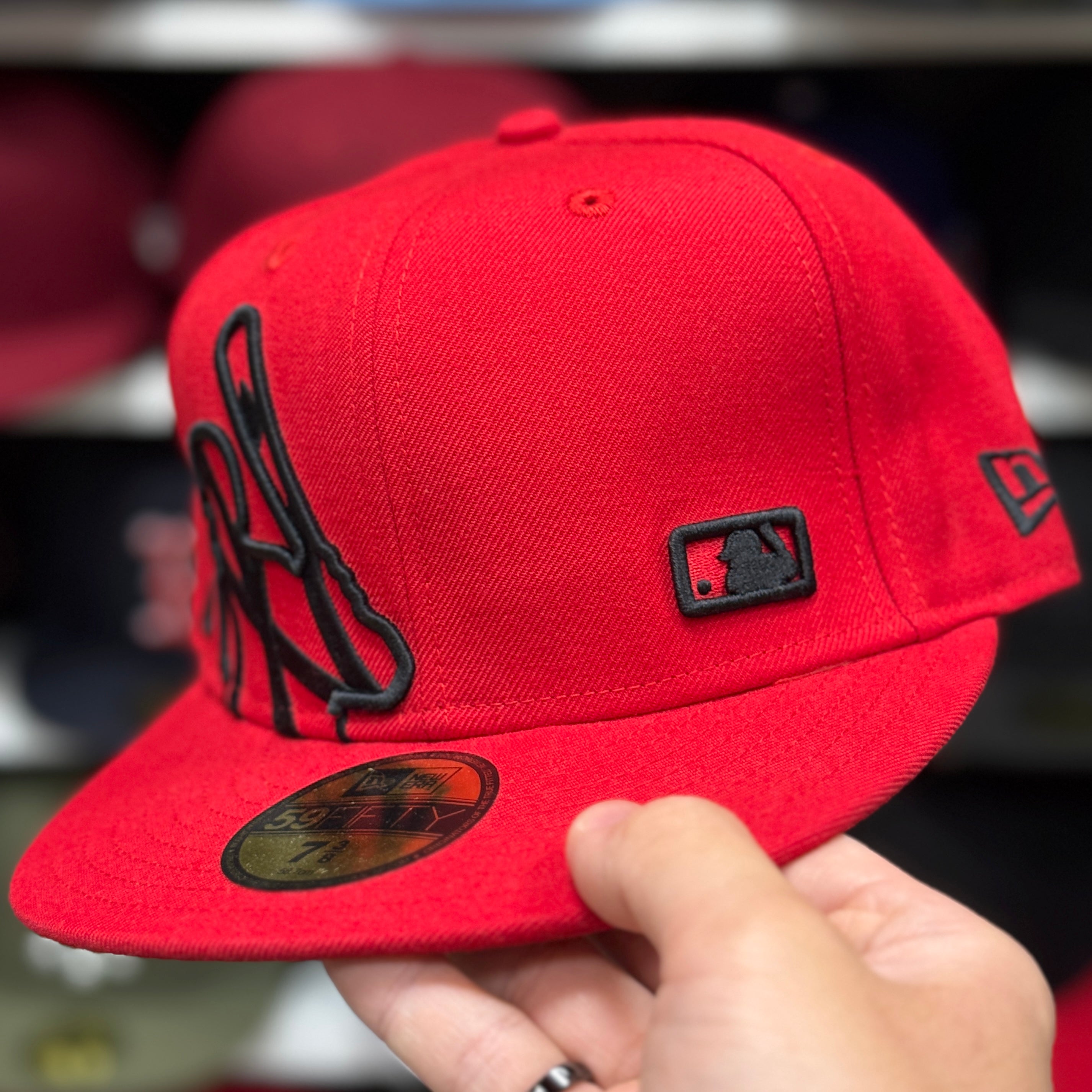 New Era New York Yankees 'Batterman' Red 59FIFTY Fitted Hat - Product Image