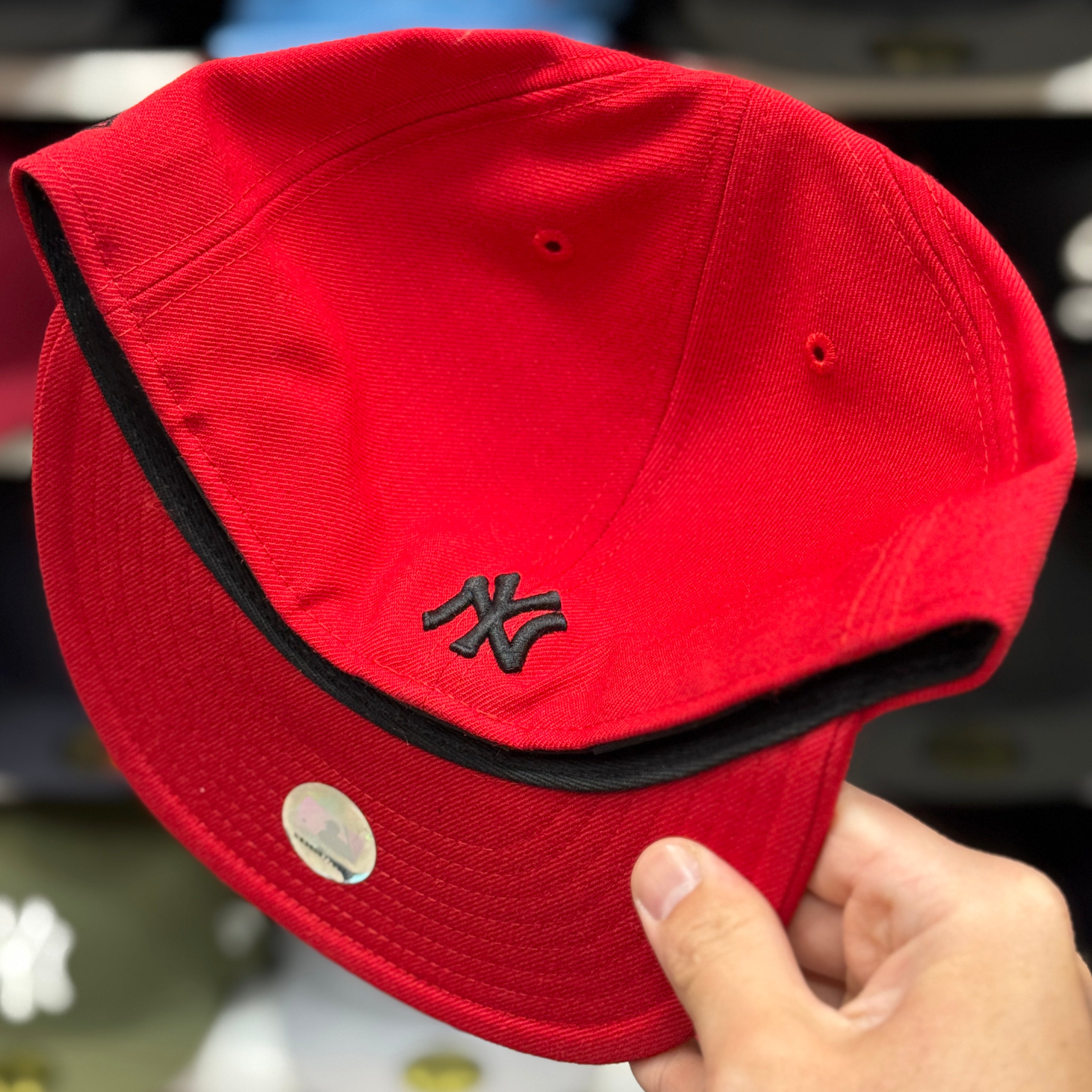 New Era New York Yankees 'Batterman' Red 59FIFTY Fitted Hat - Product Image