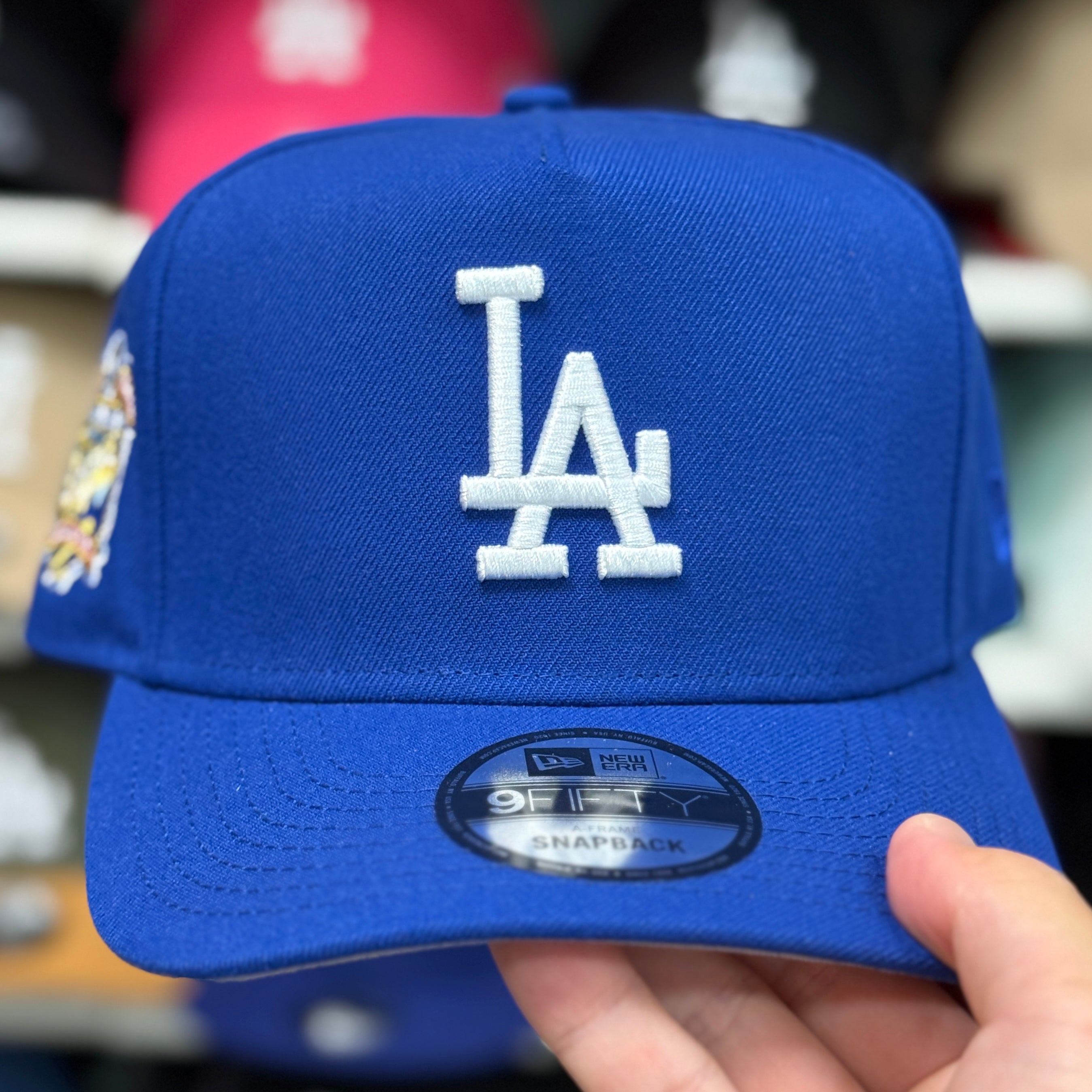 New Era Los Angeles Dodgers '40th Anniversary' A-Frame Blue/White 9FIFTY Snapback - Product Image