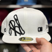 New Era New York Yankees 'Batterman' White 59FIFTY Fitted Hat - Product Image