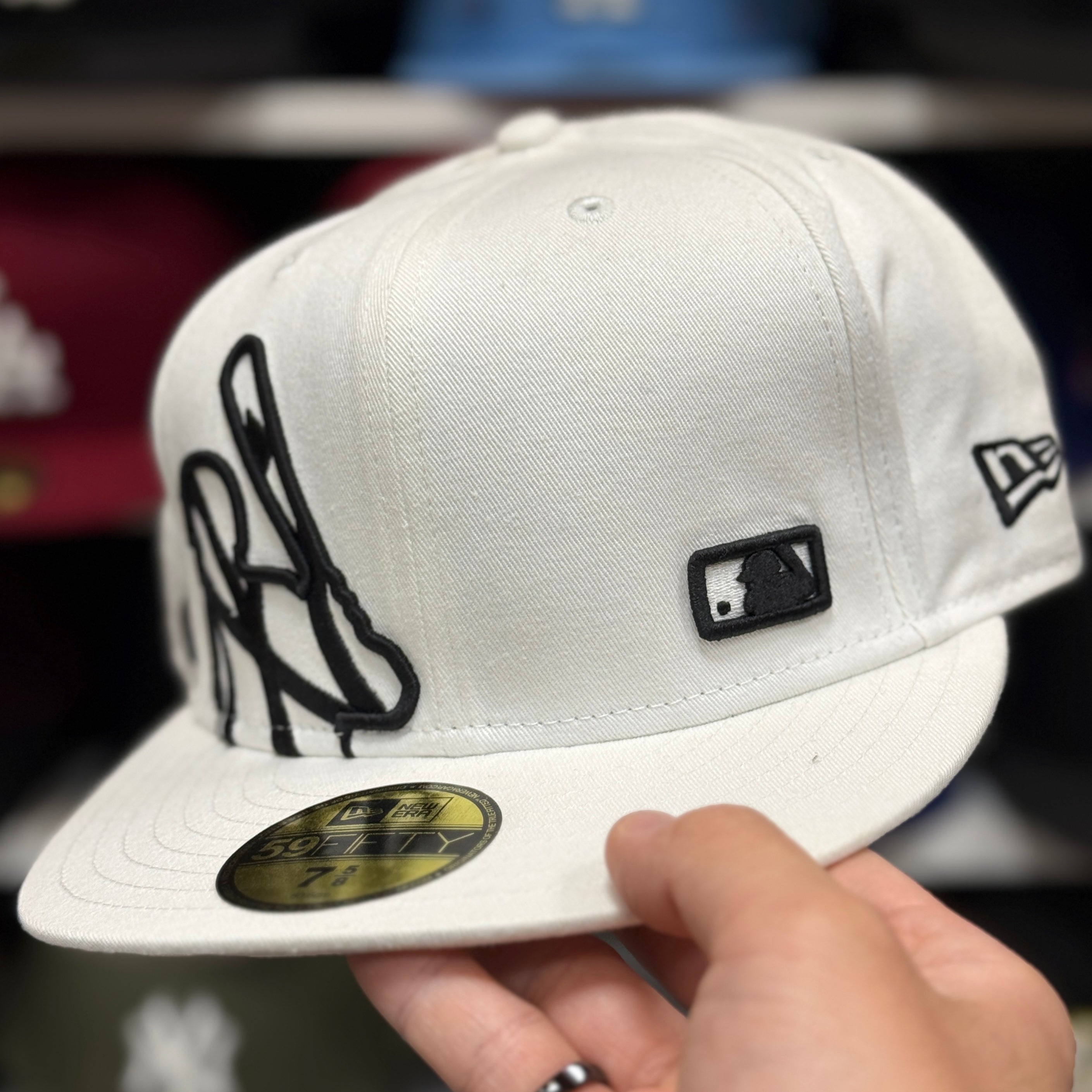 New Era New York Yankees 'Batterman' White 59FIFTY Fitted Hat - Product Image