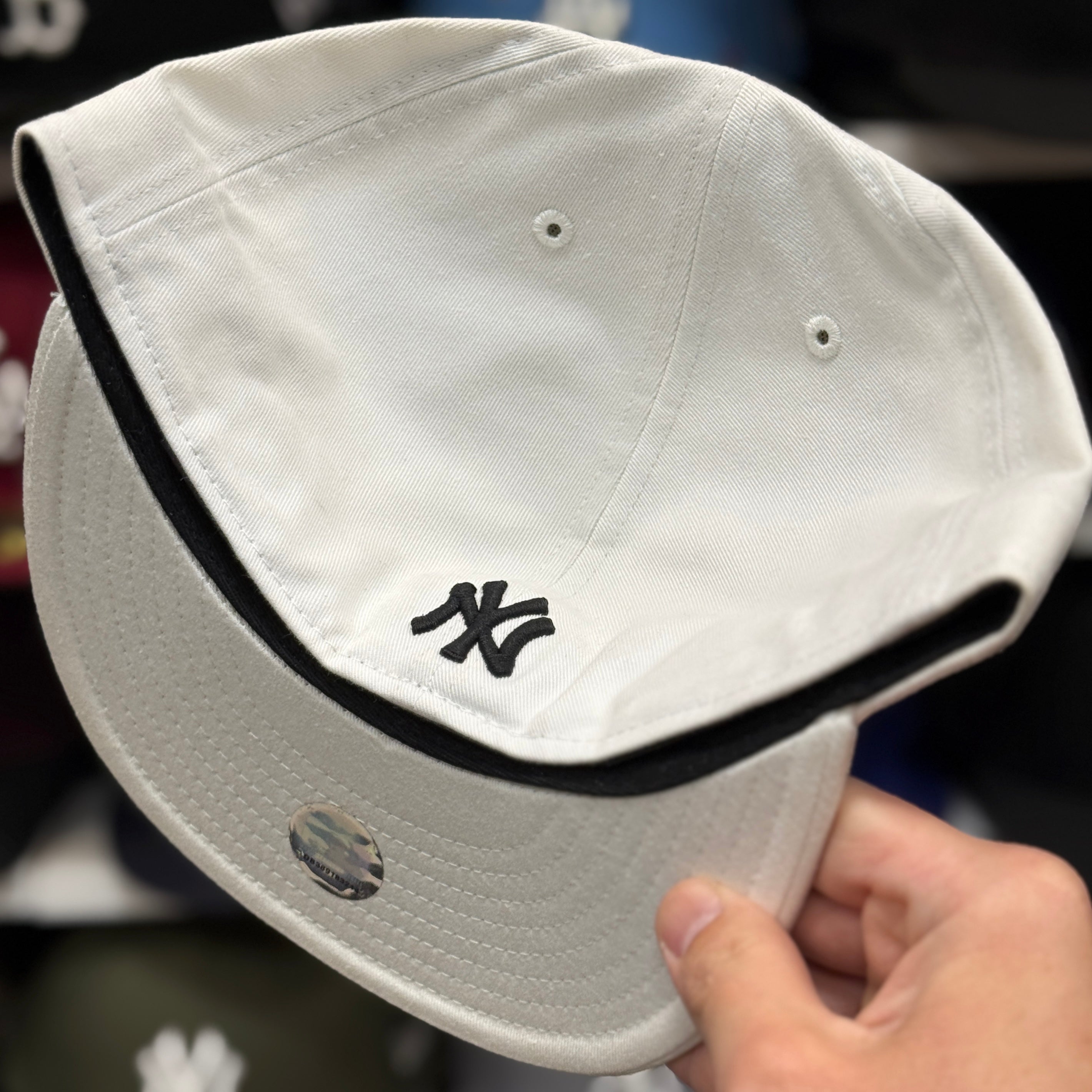 New Era New York Yankees 'Batterman' White 59FIFTY Fitted Hat - Product Image