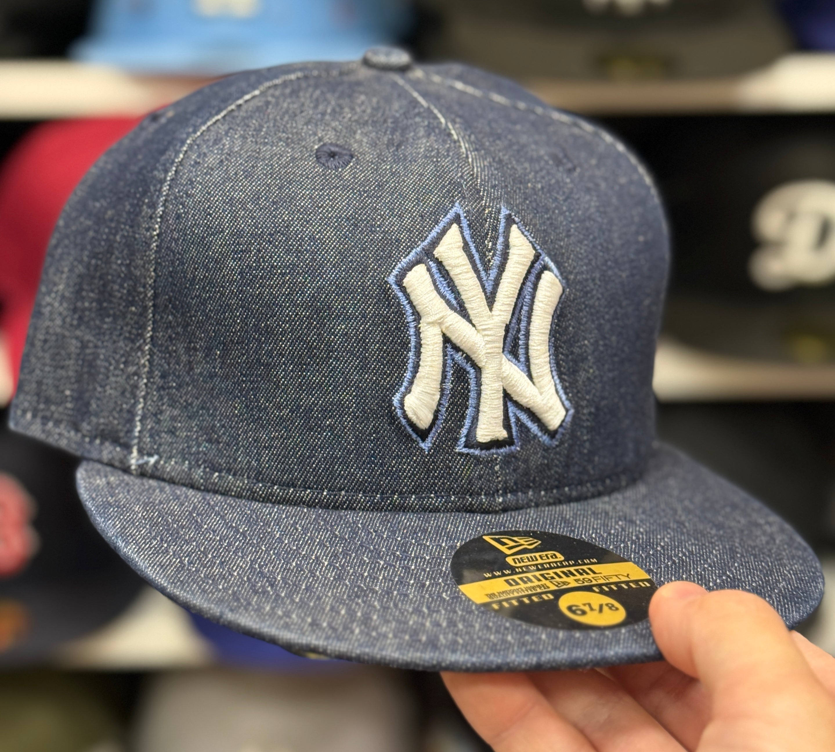 New Era New York Yankees 'Denim' Navy 59FIFTY Fitted Hat - Product Image